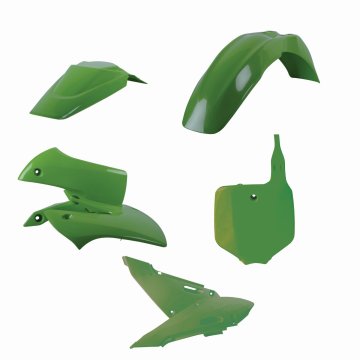 Polisport PLASTIČNI SET KAWASAKI KX 65 '00-'25 UKLJUČUJUĆI PREDNJU PLOČU (8661500010) BOJA ZELENA