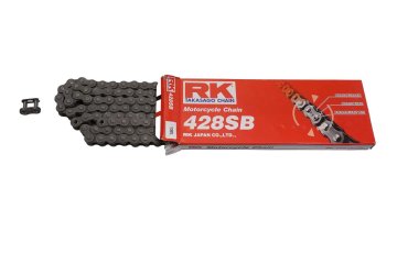 RK Łańcuch napędowy 428SB-132 ze spinką kolor standard do 135 ccm 19,1 kN