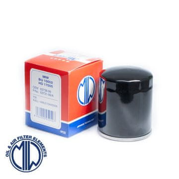 Miw HF171B Crni filter ulja za Harley Davidson, 50 dijelova