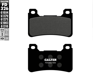 Galfer KOČIONE PLOČICE KH390 POLUMETALNE HONDA CBR 600/1000RR PREDNJE