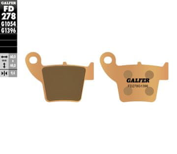 Galfer KOČIONE PLOČICE KH346 SINTERIRANI METAL (ZLATNE) OFF ROAD