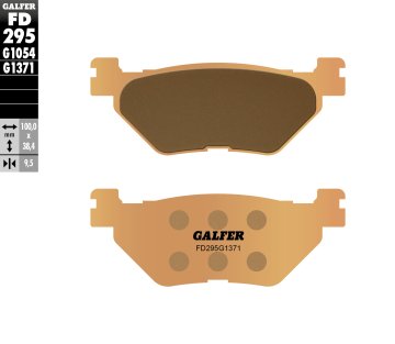 Galfer KOČIONE PLOČICE KH319/2 SINTERIRANI METAL (ZLATNE) ULICA