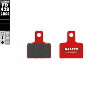 Galfer KH495 POLUMETALNE PROBNE KOČIONE PLOČICE