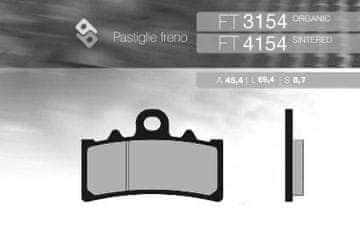 Brenta KOČIONE PLOČICE KH606 SINTERIRANI METAL (ZLATNE) KTM DUKE 125/200/390 '11-'16 PREDNJE (FT 4154)