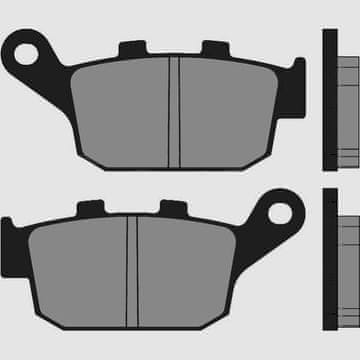Brenta KOČIONE PLOČICE KH140 SINTERIRANI METAL (ZLATNE) STRAŽNJE (HONDA, KAWASAKI, TRIUMPH, YAMAHA XJ6, XSR70) (FT 4073)
