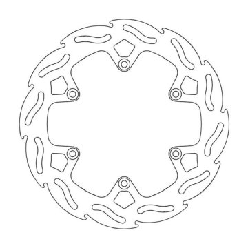 Moto Master STRAŽNJI KOČIONI DISK TVORNIČKI KTM, Husaberg 220 MM - 4,4 MM DEBELI (NG141; NG129)