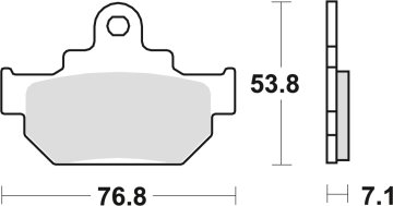 TRW ZF KOČIONE PLOČICE KH106 ORGANSKI SUZUKI GZ 125 98-04, VL 125 00-08, LS SAVAGE 650 86-01, PREDNJE