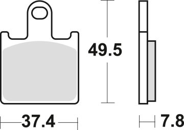 TRW ZF KOČIONE PLOČICE KH417 SINTER STREET KAWASAKI ZX6R 07-16, Z 750 11-14, PREDNJE