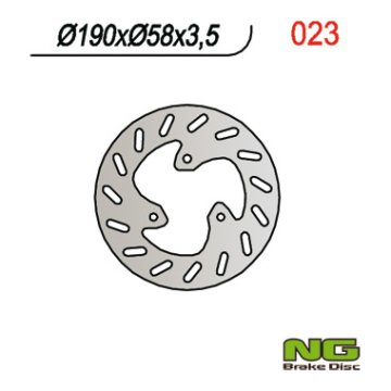 NG Kočioni disk 190 mm Yamaha Neo's 50, Aprilia Habana/Scarabeo, prednji/stražnji