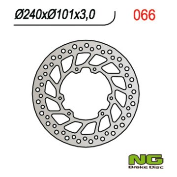 NG Prednji kočioni disk Honda CR/CRF 125/250/450 2002-2014 240x101x3