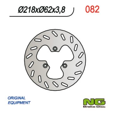 NG Stražnji kočioni disk Yamaha DT50R DT50X/SM XT125X 218x62x3,5 mm