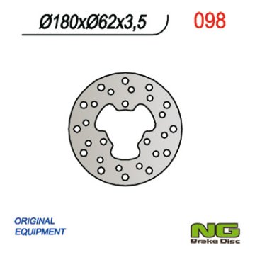 NG Stražnji kočioni disk Peugeot XP6 SM 2002-2005 (180x62x3.5)