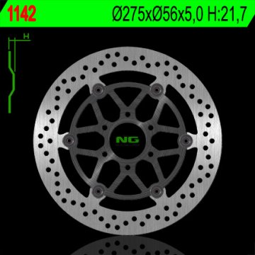 NG Prednji kočioni disk Suzuki VL 125/250 Intruder LC 04-10, GZ 250 01-10