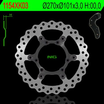NG Prednji kočioni disk 270 mm s adapterom za Honda CRF 250/450 '04-16
