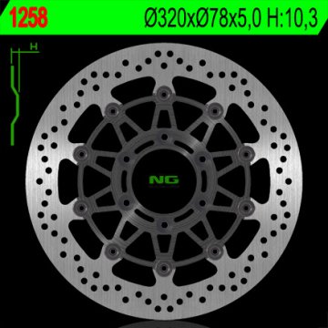 NG Prednji disk kočnice Triumph Sprint/ST/RS 955/Speed Triple 900/955