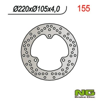 NG Stražnji kočioni disk Honda X8R 98-04 (220 mm, 4 mm, )