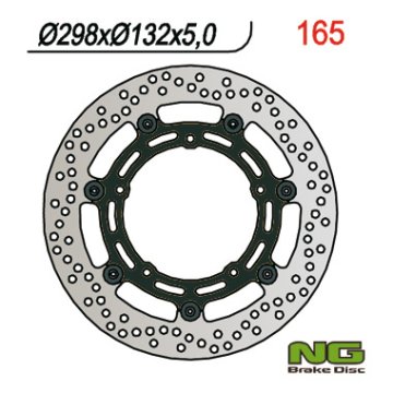 NG PREDNJI KOČIONI DISK YAMAHA FZ6/R6/MT03/MT07/MT09/XJ6 (165V) (298x132x5)(5x8,5MM)