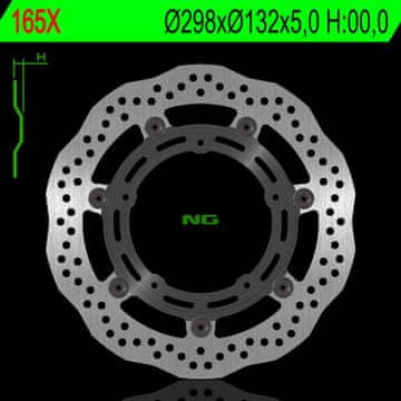 NG Prednji kočioni disk Yamaha MT-03, MT-09, R6, R3, 298x132x5mm