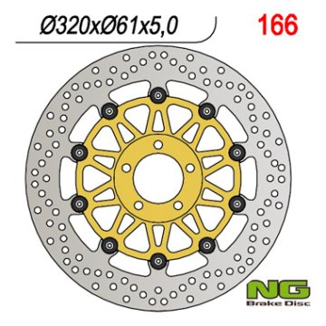 NG Valoviti plutajući kočioni disk Kawasaki VN 1500/1600 Mean Streak '02-'08