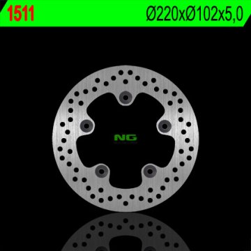 NG Stražnji kočioni disk Yamaha YZF R1 2015-2017, 220x102x5mm, 5x10.5mm