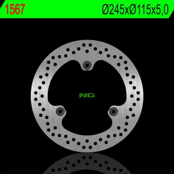 NG Stražnji kočioni disk Yamaha X-MAX 125/250 2010-2017 (245x115x5.0mm)