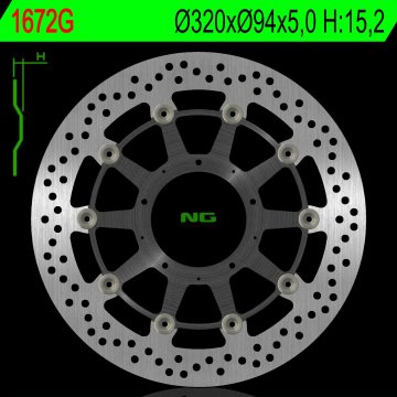 NG Prednji kočioni disk Honda CBR 1000RR 17-18 320x94 mm aluminij
