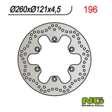 NG Prednji kočioni disk Suzuki AN 250/400 260 mm 1998-2002