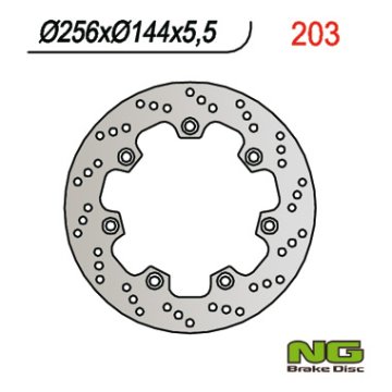 NG PREDNJI KOČIONI DISK HONDA XL 600 RM/LM (85-88) (256x144x5.5)