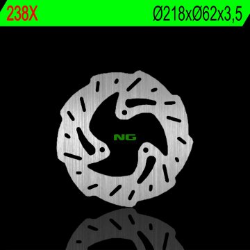 NG Stražnji kočioni disk Wave 218x3.5 mm Derbi 50/125, Benzin Benzin 125/450