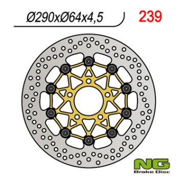 NG Suzuki 290 mm prednji kočioni disk GSX600/750F GSF600 SV650 95-04