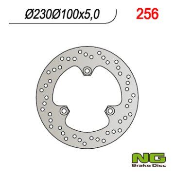NG Stražnji kočioni disk Kawasaki GPZ500S 230mm 1990-2003 3x10.5mm