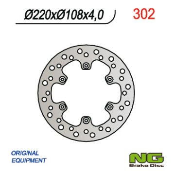 NG kočioni disk stražnji 220 mm benzinski benzinski 94-99 3,5/4 mm