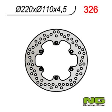 NG Stražnji kočioni disk Aprilia 125/350/600/650 220 mm visokokvalitetni čelik