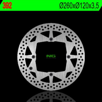 NG Prednji kočioni disk 260 mm Beta RR '05-'11, Husqvarna TE/TC/WR/CR