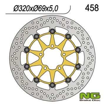 NG Plutajući kočioni disk Suzuki GSXR600/750/1000/1300 Hayabusa '97-'07