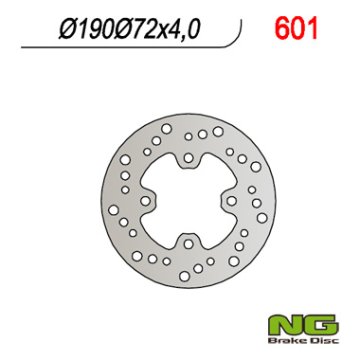 NG Stražnji kočioni disk Honda X8R-S/X 50 1998-2004 190x72x4