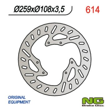NG Yamaha/MBK 50-125 Supermoto prednji kočioni disk 260 mm 3,5 mm
