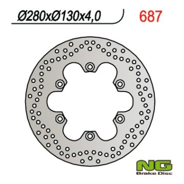 NG Prednji kočioni disk za Kawasaki ER5 GPZ750 GPZ900 280 mm
