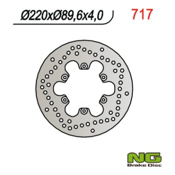 NG Malaguti 125-400 Prednji/Stražnji kočioni disk (220x89.6x4)