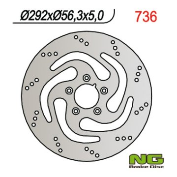 NG Harley-Davidson Sportster 00-17 Prednji kočioni disk 292 mm čelik