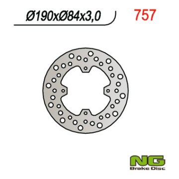NG Stražnji disk kočnice za Yamaha YZ 80/85 i X-Max 125 1993.-2022.