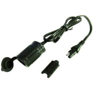 Tecmate OPTIMATE KABEL S SAE UTIKAČEM I UTIČNICOM ZA UPALJAČ (DUŽINA 50 CM) (SAE-76) (EL)