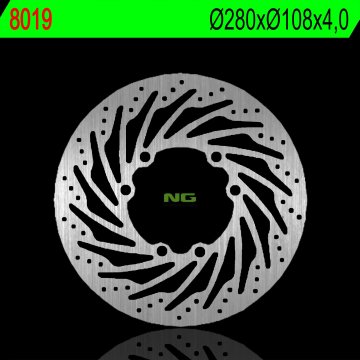 NG Derbi 125 prednji kočioni disk (280x108x4mm) sklop 6x6,5mm