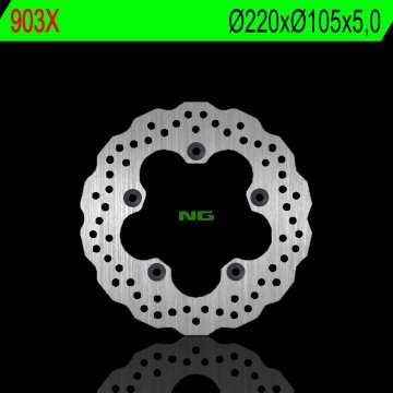 NG Yamaha kočioni disk Wave R6 R1 MT10 220x105x5mm (03-18)
