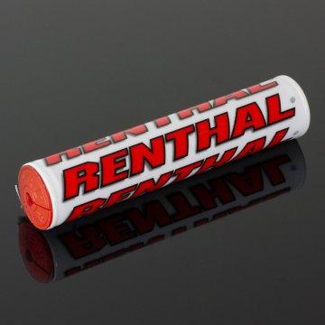 Renthal SX PODLOGA (240 MM) BIJELA/CRVENA S LOGOM