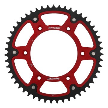 SUPERSPROX Stražnji lančanik Stealth Prox Honda CR/CRF 83-16 crveni JTR210.51