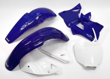 UFO SET PLASTIKE YAMAHA YZ 125 '00-'01, YZ 250 '00-'01 ORIGINALNA BOJA (BIJELA/PLAVA) (YA300E999)