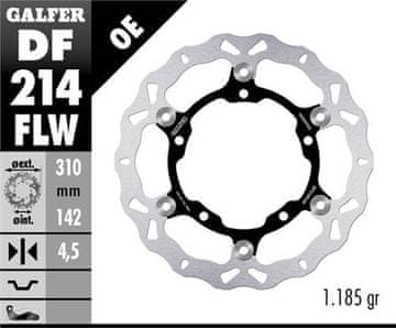 Galfer PREDNJI KOČIONI DISK KAWASAKI NINJA 400 / ABS '18-, Z 400 '20-, ZX 25R '20- (310x142x4.5mm) PLUTAJUĆI VAL