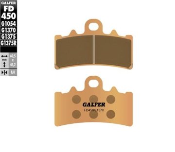 Galfer KOČIONE PLOČICE KH606 SINTERIRANI METAL (ZLATNE) ULICA