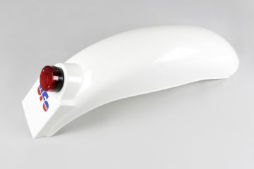 UFO STRAŽNJI BLATOBRAN UNIVERZALNI S SVJETLOM KTM '75-'76, GORI '74-'76, BETA '76-'78 BIJELI